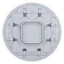 5-Piece Counter Height Dining Table Set in 2 Table Sizes with 4 Folding Leaves and 4 Upholstered Chairs for Dining Room (Gray+Beige Cushion)