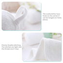 HIPHOP PANDA Baby Washcloths, Rayon Made from Bamboo - 2 Layer Ultra Soft Absorbent Newborn Bath Face Towel - Reusable Baby Wipes for Delicate Skin - White, 30 Pack by TinyTreasures Baby Boutique