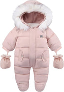 Baby Girl Winter Snowsuit Toddler Jacket Clothes For Boy Infant Jumpsuit Hoodied by TinyTreasures Baby Boutique