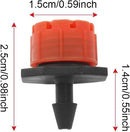 Penta Angel 50/100/200 Pcs Adjustable Irrigation Sprinklers Watering Drippers Sprinklers Emitter Drip System On 1/4" Barb (50) by GreenHaven Gardens