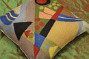 Kandinsky Abstract Pillow Cover - Original | Modern Toss Pillows Modern Chair Cushion Contemporary Pillowcase Farmhouse Chair Cushion Couch Handmade Wool Size 18x18 by CozyNest Decor