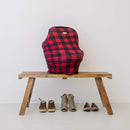 Itzy Ritzy 4-in-1 Nursing Cover, Car Seat Cover, Shopping Cart Cover & Infinity Scarf – Breathable, Multi-Use Nursing Cover Up for Breastfeeding, Carseat Canopy & Stroller Cover (Buffalo Plaid) by TinyTreasures Baby Boutique