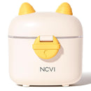 NCVI Formula Dispenser On the Go, Portable Baby Travel Milk Powder Formula Container Holder to Go with Scoop Suitable for Diaper Bag Backpack, Ready to Brew Milk Newborn Infant (White Sheep) by TinyTreasures Baby Boutique