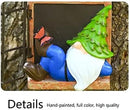 Whimsical Fairy Garden Gnome Statue, Tree Faces Decor Outdoor -5.9 Inch, Funny Garden Tree Decoration,Ideal Patio Yard Lawn Porch Decoration by CozyNest Decor