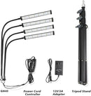 Grow Light with Stand, 200W 6000K Full Spectrum Gooseneck Floor Plant Light for Indoor Plants Growing,5 Dimmable Levels & Auto On/Off Timer, Tripod Stand Adjustable 15-48 in by GreenHaven Gardens