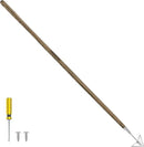 Haliaeetus Triangle Hoe, 60'' Scuffle Hoe for Keeping Your Back from Tiring Out, Weeding Just in Push-Pull Motion, Rogue Hoe with Triangle Head for Quickly Clear Out a lot of Weeds from All Direction by GreenHaven Gardens