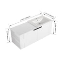Modern Bathroom Vanity Sink Combo With Spacious Storage by HouseOfZazla