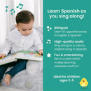 Binibi Spanish Musical Book for Babies & Toddlers 1-3 | Opuestos en el Parque | Bilingual Sound Book by TinyTreasures Baby Boutique