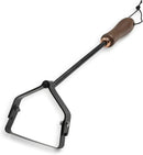 Barebones Stirrup Hand Hoe - Effective Gardening Tools for Weed Control and Soil Aeration - Lawn and Yard Tools - Weed Puller Tool (Black) by GreenHaven Gardens