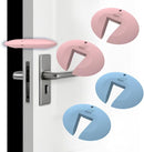 Silicone Door Pinch Guard and Door Slam Stopper, Durable Finger Pinch Guard, Prevents Pinch Injuries, Slamming Doors, Door Stopper for Kids, 4 Packs （2 Pink 2 Blue）. by TinyTreasures Baby Boutique