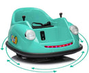 12V Bumper Car for Toddlers, Electric Toy Ride on Battery Car with Kids W/Parent Remote Control, 2-Speed, 360 Degree Spin, Music & LED Lights for Kids, Green by TinyTreasures Baby Boutique