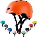 Bike Skateboard Helmet, Adjustable and Multi-Sport for Skate Scooter, 3 Sizes for Adult Youth Kids Toddler by TinyTreasures Baby Boutique