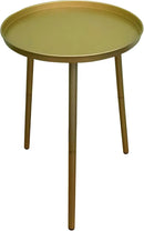 AOJEZOR Side Table: End Table for Any Room - Small Side Tables for Small Spaces Pure Golden with 3 Legged by CozyNest Decor
