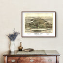 Vintage Map of Rockport, Massachusetts 1880