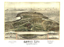 Vintage Map of Rockport, Massachusetts 1880