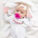BQUBO Newborn Infant Toddler Mittens No Scratch Cotton Elastic Wrist Gloves Hypoallergenic for 0-6 Months Baby Boys Girls by TinyTreasures Baby Boutique