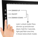 HSK A4 Artist tracing Light Box Copy Table,USB Power Dimmerable 7000 Lux Lock Button Artcraft Light Pad for Tatto Drawing, Sketching, Animation,Diamond Painting by TinyTreasures Baby Boutique