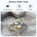 K&K 7-Piece Wicker Patio Furniture Set