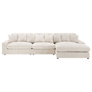Cassidy - Upholstered Sectional Sofa With Reversible Cushions