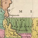 Vintage Map of Louisiana 1824