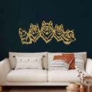 Wolf Pack Metal Wall Art