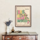 Vintage Map of Missouri 1824