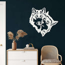 Wolf Head Metal Wall Art