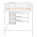 Loft Bed With Built In Storage Wardrobe And Staircase by HouseOfZazla
