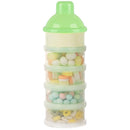 Accmor Formula Dispenser On The Go, 5 Compartments Stackable Formula Container for Travel, Baby Milk Powder Kids Snack Container, BPA Free by TinyTreasures Baby Boutique
