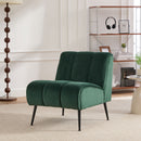 Upholstered Armless Chair For Living Room by HouseOfZazla