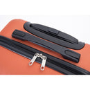2Piece Luggage Sets ABS Lightweight Suitcase, Spinner Wheels, (20/14) DARK ORANGE