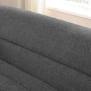 Upholstered L-Shaped Modular Sectional Sofa With Chaise, Wave-Shaped Armrest by Unique Piece Furniture