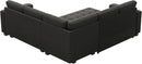 Belffin Modular Sectional Sleeper Sofa with Pull Out Couch Bed Velvet Convertible L Shaped Sectional Couch for Living Room Apartment Grey by CozyNest Decor