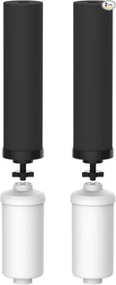 Waterdrop NSF/ANSI 42&372 Standard Gravity Water Filter, Replacement for Berkey® BB9-2® Black Filters & PF-2® Fluoride Filters, Berkey® Gravity Water Filter System and Waterdrop King Tank Series by CozyNest Decor