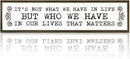Inspirational Signs, Family Decor, Warm Home Decor, Wall Decoration for Bedroom, Housewarming Decoration, It's Not What We Have In Life But Who We Have In Our Lives That Matters Sign 17.8x4x1.2 inches by CozyNest Decor