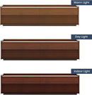 POVISON Fully-Assembled Mid Century Modern TV Stand, 78.74" Wood Media Console with Adjustable LED Light, Entertainment Center with Storage for Living Room by CozyNest Decor
