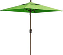 EliteShade USA 10-Year-Non-Fading 6x6Ft Square Market Umbrella Patio Outdoor Table Umbrella with Ventilation, Macaw Green by GreenHaven Gardens