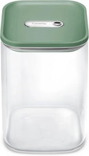 Caraway 4qt Glass Airtight Food Storage Container with Lid – Non-Toxic, BPA-Free Kitchen Storage Container – Stackable, Space-Saving Airtight Container for Dry Goods and More - Sage by CozyNest Decor