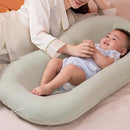 Baby Lounger Pillow Soft Organic Cotton Breathable Infant Lounger for Home and Travel (Pink) by TinyTreasures Baby Boutique