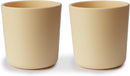 mushie Dinnerware Cups For Kids | Made in Denmark, Set of 2 (Daffodil) by TinyTreasures Baby Boutique