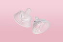 Herobility Double Anti-Colic Silicone Nipples, Baby Bottle Teats, Breast Like Shaped Nipples - Fits Herobility's & Eco Baby Bottles | Pack of 2 (X-Small Size) by TinyTreasures Baby Boutique