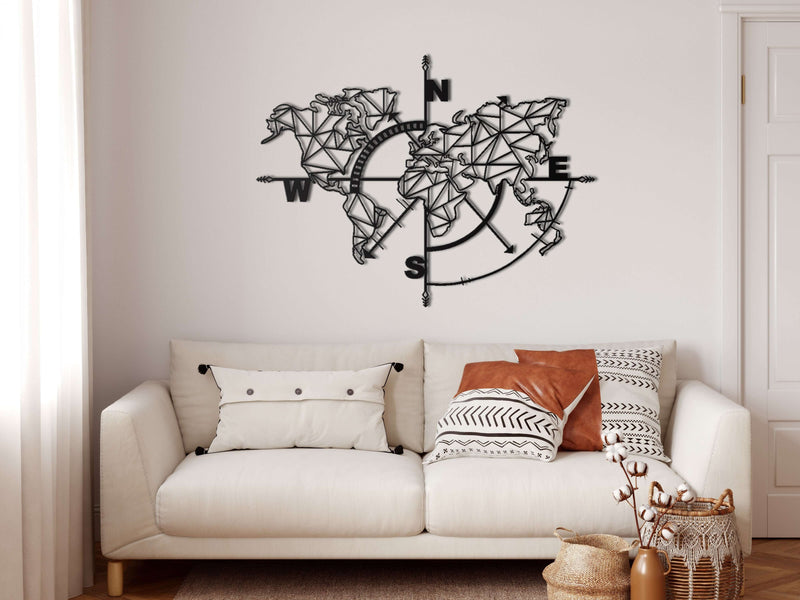 Geometric World Map