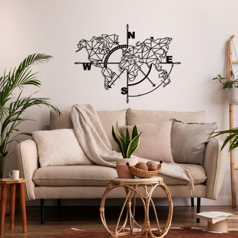 Geometric World Map
