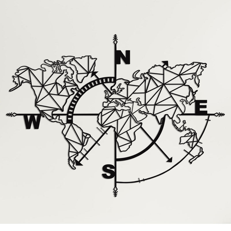 Geometric World Map