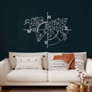 Geometric World Map