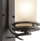 Kichler Hendrik 12” Wall Light Fixture in Olde Bronze with Umber Etched Glass, 1-Light Wall Lamp for Bedroom or Living Room, 5076OZ by CozyNest Decor