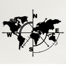 World Map Compass