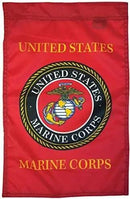 FlagSource U.S. Marine Corps Nylon Military Flag, Made in The USA, 18x12" by GreenHaven Gardens