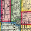 Vintage Map of Philadelphia, Pennsylvania 1860