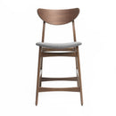 Elegant Counter Height Chair With Cushioned Seat